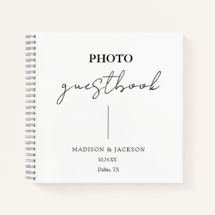 Elégant livre d'or Mariage blanc