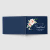 Elégant livre d'or mariage de marine florale (Complet)