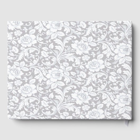 Elégant Livre d'or Mariage Rose (Verso)