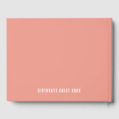 Élégant livre d'or sur le thème de la bijouterie (Verso)