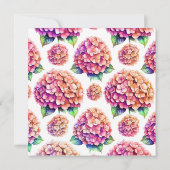 Élégant Livres Floraux Invitation de douche nuptia (Dos)