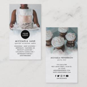 Elegant Logo 2 Foto's en sociale media Visitekaartje