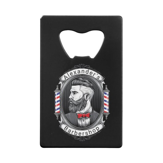 Élégant logo Barbershop Personnaliser (Dos)