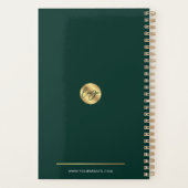 Élégant logo d'entreprise Green & Gold 2025 (Dos)