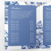Élégant logo Seashell Trifold Brochure (Intérieur en premier)