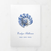 Élégant logo Seashell Trifold Brochure (Page de couverture)