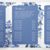 Élégant logo Seashell Trifold Brochure (Intérieur au milieu)