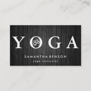 Elegant Logo Yoga Meditation Visitekaartje