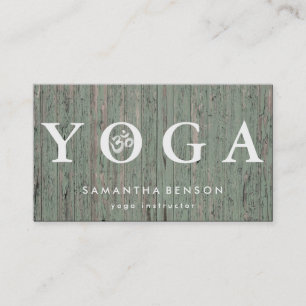 Elegant Logo Yoga Meditation Visitekaartje