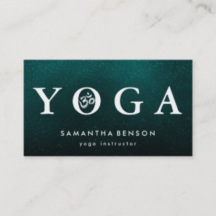 Elegant Logo Yoga Meditation Visitekaartje