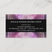 Elegant Logo Yoga Meditation Visitekaartje (Achterkant)