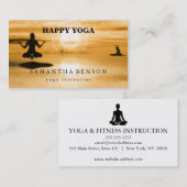 Elegant Logo Yoga Visitekaartje (Voorkant / Achterkant)