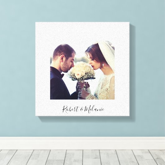 Elegant Loofwerk | Persoonlijke Canvasprint Canvas Afdruk (Insitu (Houten vloer))