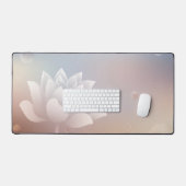 Elegant Lotus Bloom Desk Mat (Clavier et souris)