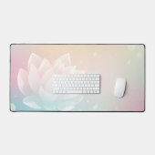 Elegant Lotus Bloom Desk Mat (Clavier et souris)