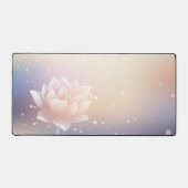 Elegant Lotus Bloom Desk Mat (Voorkant)