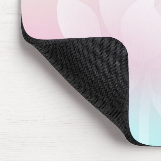 Elegant Lotus Bloom Soft Gradient Mouse Pad Muismat (Hoek)