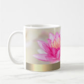 Élégant Lotus Doré, Mug de Yoga (Gauche)