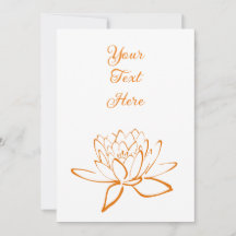 Elegant Lotus Flower Custom