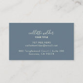 Élégant Lotus Flower Mandala Carte de visite (Dos)