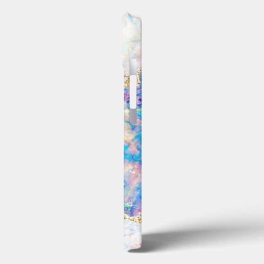 Elegant Lotus Holographic Opal Case-Mate iPhone Case (Achterkant / Links)