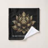 Elégant Lotus Lotus Fleur La Lumière en moi ... (Gant de toilette)