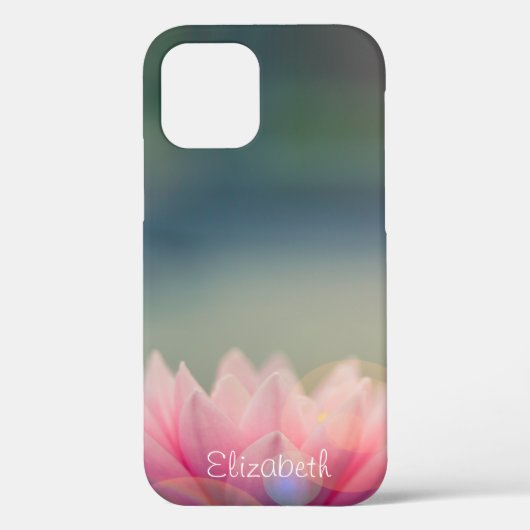 Elegant lotuslandschap Case-Mate iPhone case (Achterkant)