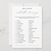 Elegant Love Chanson Match Fête des mariées Carte  (Devant)