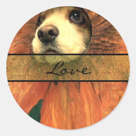 Elegant Love Wedding Stickers (Voorkant)