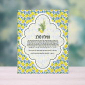 Elegant lulav-teken acryl bord (Neutraal)