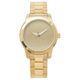 Elégant Lumière Or Turquoise Montre Homme