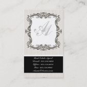 Élégant lustre Cartes de visite immobiliers (Dos)