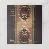 Elegant luxe hart embleem. (Buitenkant ongevouwen)