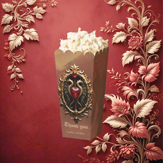 Elegant luxe hart embleem. bedankdoosjes