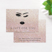 Elégant luxe moderne visage de fille glittery (Bureau)