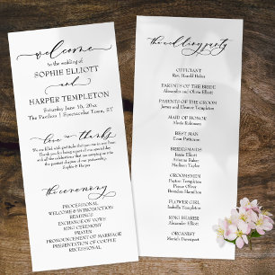 Elegant Luxe Script Lettertype Eenvoudig huwelijks