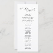 Elegant Luxe Script Lettertype Eenvoudig huwelijks (Achterkant)