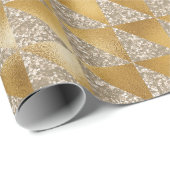 Elegant Luxurous Gold Silver Glitter Sparkle Cadeaupapier (Rol Hoek)