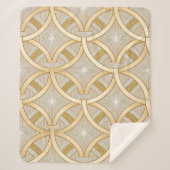 Elegant Luxury Geometric  Sherpa Deken (Voorkant)
