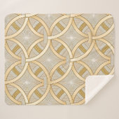 Elegant Luxury Geometric  Sherpa Deken (Voorkant (horizontaal))