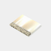 Elegant Luxury Gold Glitter, Diamonds, Pearls Post-it® Notes (Schuin)