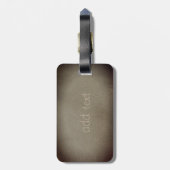Elegant Luxury, leder look Bagagelabel (Achterkant verticaal)