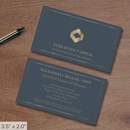 Elegant Luxury Logo Visitekaartje