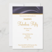 ELEGANT LUXURY SATIN DRAPE PAARS CUSTOM KAART (Voorkant)