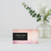 Elegant Luxury Stylish Glitter, Lijst Visitekaartje (Staand voorkant)