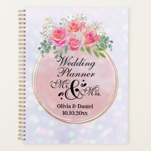 Élégant M. et Mme Fleurs Roses Mariage