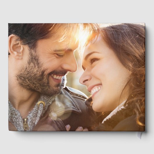 Élégant M. Mme Photo Mariage bleu (Verso)