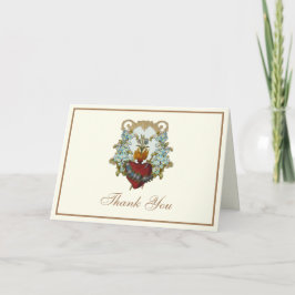 Elegant Maagd Mary Religieuze Katholieke Floral Feestdagen Kaart