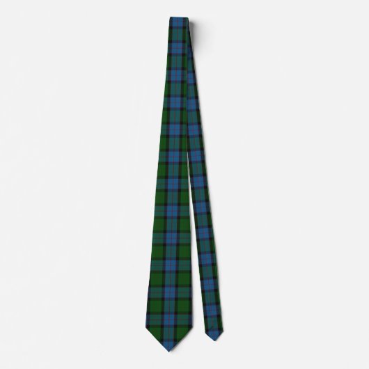 Élégant MacWilliam Tartan Plaid Motif Cravate (Devant)