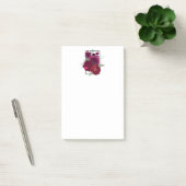 Elegant Magenta Roos Floral Bouquet Post-it® Notes (Kantoor)